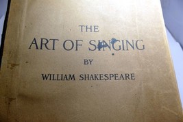 The Art of Singing by William Shakespeare (Tenor) by Oliver Ditson 1921 revised - $26.15