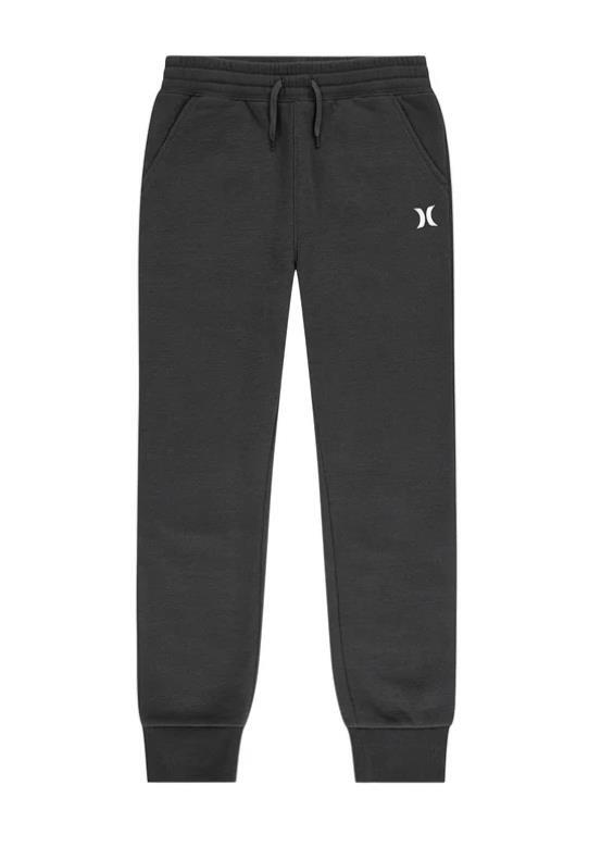 Hurley Boys Girls Jogger Black Fleece Pockets Elastic Waist Drawstring Active Item image 4