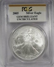 2005 PCGS Gem Brilliant Uncirculated Slabbed A.S.E. Coin AK55 - £34.42 GBP