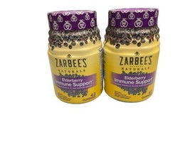 Lot 2 Zarbee&#39;s Naturals Elderberry Immune Support with Vitamin C &amp; Zinc ... - £48.34 GBP