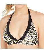 Soluna Swim Neon Leopard Into The Wild Printed Halter Bikini Swim Top La... - €26,30 EUR