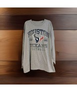 Houston Texans 4XL Long Sleeve Gray T-Shirt Football NFL Team Apparel Bi... - $13.99