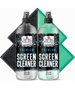 Screen Cleaner Spray Kit 2X 4oz Sprayer Bottles 4X Microfiber Cleaning C... - £18.49 GBP