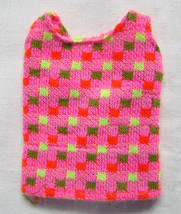 Vintage Barbie/Matel &#39;60 Pink Sweater Vest for Barbie Dolls - £16.03 GBP