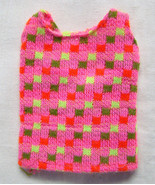Vintage Barbie/Matel &#39;60 Pink Sweater Vest for Barbie Dolls - $27.22 CAD