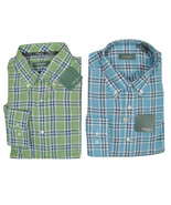 NEW $145 Bobby Jones Collection Fine Linen Shirt!  *Green or Blue Plaid*   Roomy - $59.99
