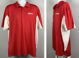 Ducati Italian Motorcycle Omaha Polo Shirt Mens XXL Polyester Embroidere... - $28.66