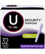 U by Kotex Security Tampons Super Absorbency Unscented 32 Count - $45.08