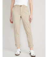 Old Navy OGC Chino Ankle Pant Women XL Beige High Rise Stretch Elastic W... - £20.83 GBP