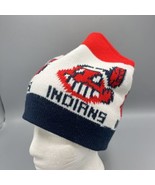 Vintage Cleveland Indians Chief Wahoo Winter Beanie Hat Made in USA - £31.14 GBP
