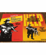 Vintage support the  fire fighters crusade posters defeat muscular dystr... - €47,24 EUR