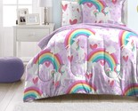 Kids 7-Piece Complete Set Easy-Wash Super Soft Microfiber Comforter Bedd... - £65.14 GBP