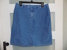 St John's Bay Denim Jean Skirt Size 14 Women's - $18.00