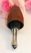 New Hand Crafted / Turned Eastern Walnut Wood Wine Bottle Stopper Great ... - £15.17 GBP