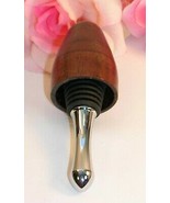 New Hand Crafted / Turned Eastern Walnut Wood Wine Bottle Stopper Great ... - £14.94 GBP