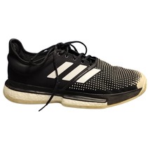 adidas Solecourt Boost Athletic Sneaker Shoes Mens Size 14 Black White G... - £28.55 GBP