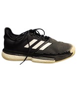 adidas Solecourt Boost Athletic Sneaker Shoes Mens Size 14 Black White G... - $37.04
