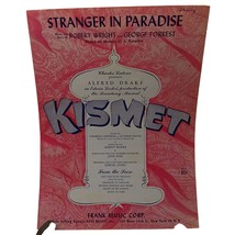 Vintage Sheet Music, Stranger in Paradise by Robert Wright and George Forrest - £13.70 GBP
