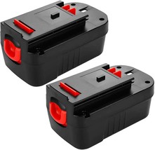 2-Pack [Upgraded to 3600mAh] HPB18 Replacement Battery Compatible with Black and - £38.30 GBP