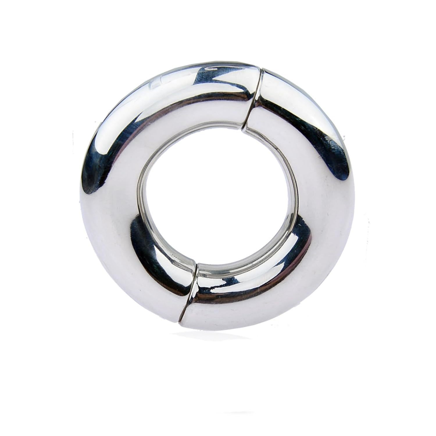 Primary image for Metal Stainless Steel Male Penis Ring Bonder Half Magnet Pendant Cock Ring Adult