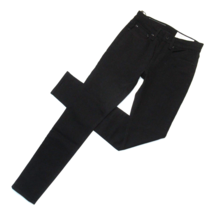 NWT rag &amp; bone Mid-rise Cate Skinny in No Fade Black Stretch Jeans 24 $195 - $61.38
