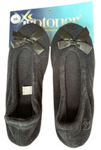 Isotoner Womens Ballerina Slippers With Bows Machine Washable - £17.43 GBP