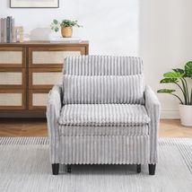 Grey Comfortable Small Sofa Bed Chair for Apartment Bedroom Balcony Space - $298.99