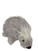 Ganz Webkinz Gray Silver Porcupine Plush Stuffed Animal HM368 No Code 10&quot; - £16.58 GBP