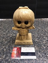 Vintage 1970 W&amp;R Berries Statue &quot;I Love You This Much&quot; Big Eyes Girl Figurine . - £7.98 GBP