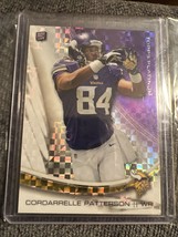 2013 Topps Platinum Cordarrelle Patterson RC Rookie X-Fractor #143 - £6.12 GBP