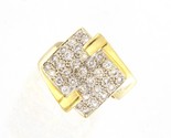 Unisex Cluster ring 18kt Yellow Gold 390399 - $799.00