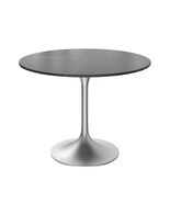 LeisureMod Verve 36&quot; Round Dining Table, Mid-Century Modern Sintered Sto... - $546.86 CAD