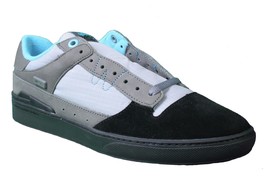 WeSC Uomo Nero Dark Shadow Grigio Turchese Emerson Stash Graffiti Ny Scarpe - £46.81 GBP