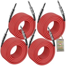 50FT DJ Speaker Cables (4-Pack) by FAT TOAD - 1/4-Inch 12 AWG Male Jack ... - $132.73 CAD