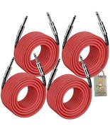 50FT DJ Speaker Cables (4-Pack) by FAT TOAD - 1/4-Inch 12 AWG Male Jack ... - $96.95
