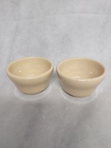 Caribe China CRB15 Custard Cup Chili Soup Bowl 2 Beige - £15.80 GBP