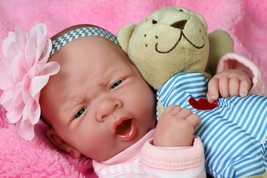 Baby Girl Doll Real Reborn Berenguer 15&quot; Vinyl Lifelike Gift Toy Alive Newborn - £85.81 GBP
