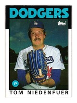 1986 Topps #56 Tom Niedenfuer Los Angeles Dodgers - £1.57 GBP