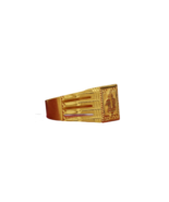 22k hallmark striking jewelry gold lotus ring size us 11.5 baby birthday... - €719,93 EUR