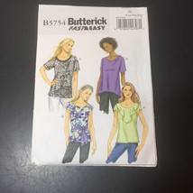 Butterick 5754 Size L-XXL Misses&#39; Tops - $12.86