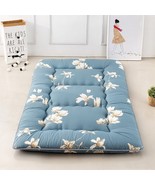 Magnolia Flower Blue Futon Tatami Mat Japanese Futon Mattress Idea Prese... - £93.47 GBP