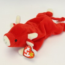 1995 TY Beanie Baby Snort The Bull Vintage Style 4002 Retired 5-15-95 - $19.59