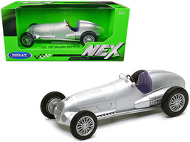 1937 Mercedes-Benz W125 Silver Metallic &quot;NEX Models&quot; Series 1/24 Diecast Mode... - £24.77 GBP