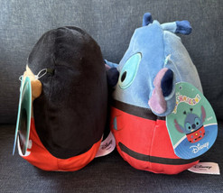 Pair of Squishmallows Disney Hawaiian LILO &amp; STITCH Alien 7.5” NWT KellyToy 2023 - £23.94 GBP