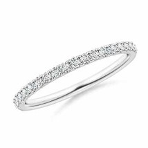 ANGARA Natural Diamond Wedding Band in 14K Gold (Grade-GVS2, 0.28 Ctw) - £831.32 GBP