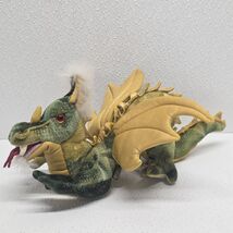 Folkmanis Green Dragon Plush Finger Hand Puppet Green Gold 12&quot; Fantasy Toy - $19.70