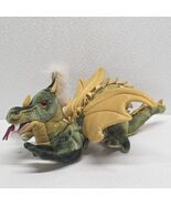 Folkmanis Green Dragon Plush Finger Hand Puppet Green Gold 12&quot; Fantasy Toy - $27.74 CAD