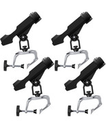 4 Pcs Fishing Boat Rods Holder 360 Degree Adjustable Folding Fishing Pol... - $183.56