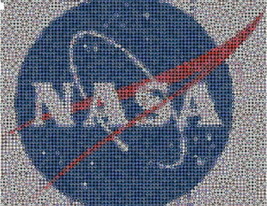 Amazing NASA Mission Patches collection Mosaic w/COA - £8.88 GBP