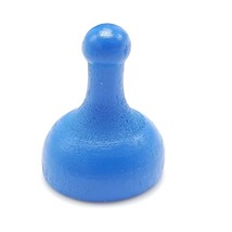 Clue Retro Series Wood Blue Mrs. Peacock Token Replacement Game Piece 20... - £1.81 GBP